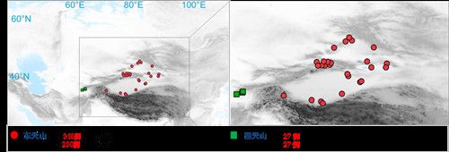 项目获取的天山东西部古人群的线粒体与核基因组分布图。 开云手机网页版登录入口供图